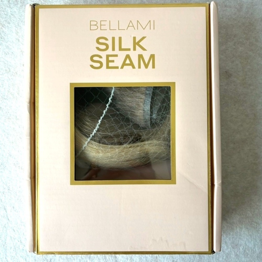 BELLAMI Silk Seam 22" 4 Wefts White Mocha Balayage 160g human hair extensions